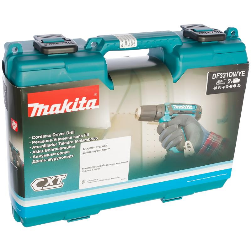 Аккумуляторная дрель-шуруповерт Makita DF331DWYE в Александрове