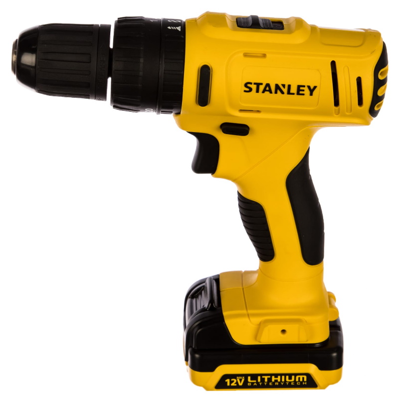 Дрель-шуруповерт аккумуляторная Stanley SCH121S2K-RU (напряжение 12 в, емкость 1.5 ач) в Вологде