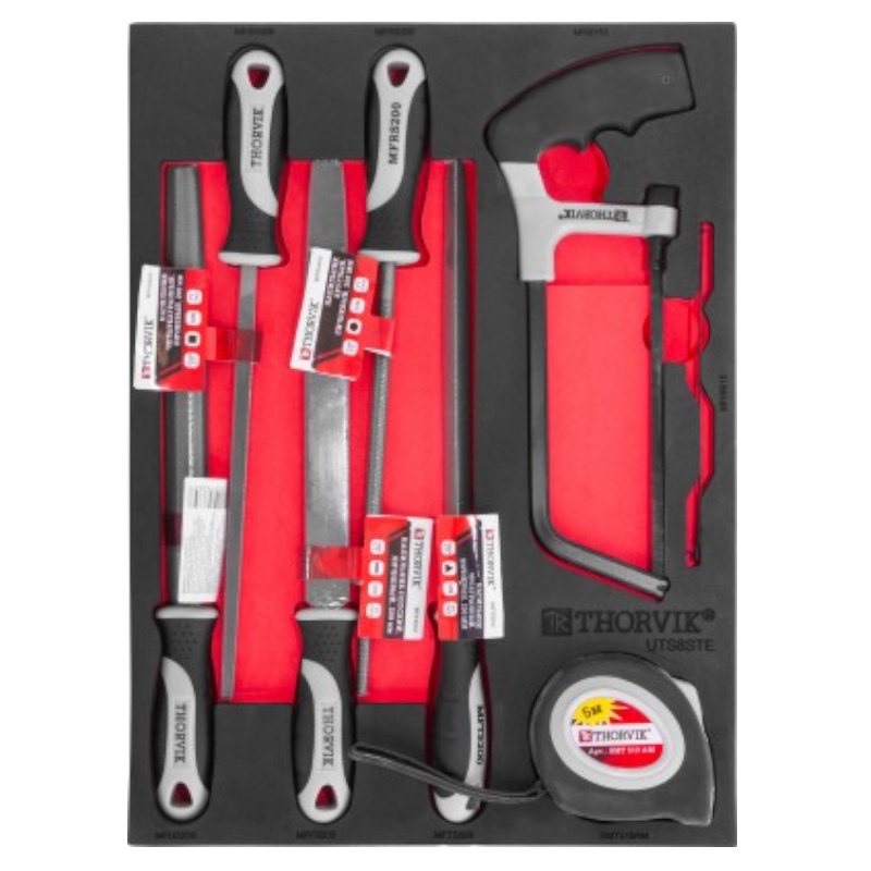 Набор режущего инструмента в EVA ложементе Thorvik UTS8STE 053659 280х375 мм 8 предметов 6790₽