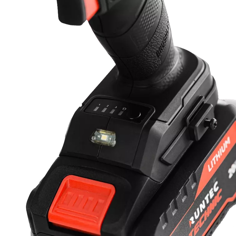 Гайковерт ударный аккумуляторный Runtec Technic RT-IW1400T, 3/4", 20В, 2*6Ач, 1400Нм