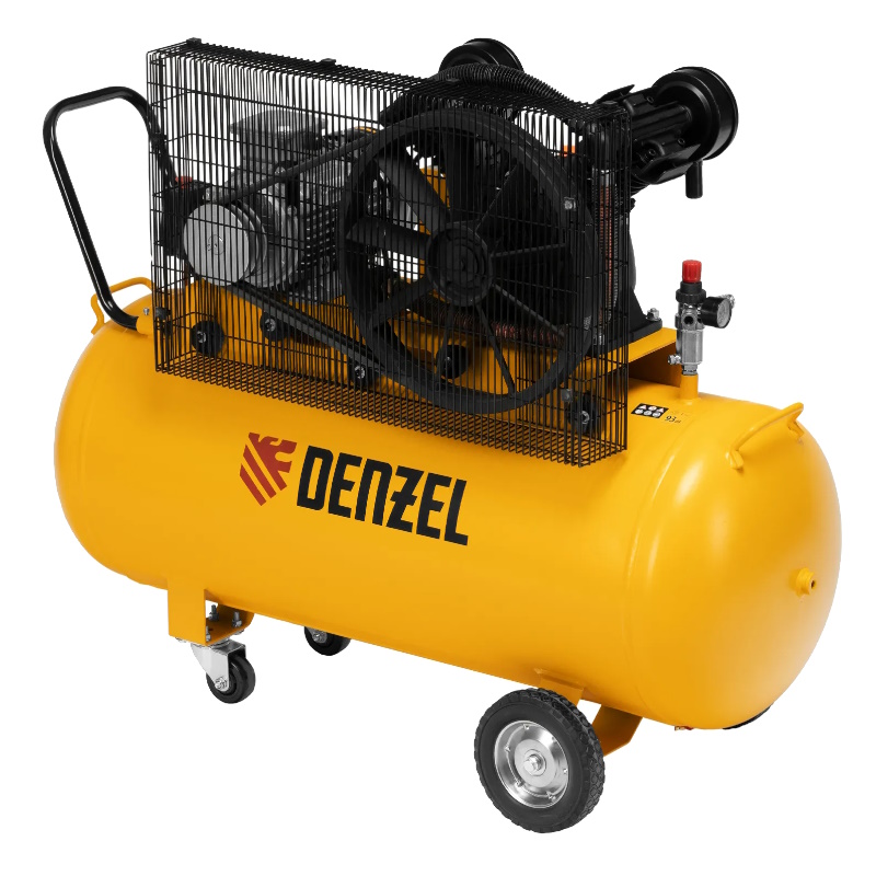 Компрессор воздушный Denzel BCV 4000-T/200 58120, ременной привод, 4,0 кВт, 200 литров, 690 л/мин в Угличе