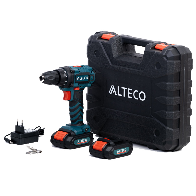 Аккумуляторная дрель-шуруповёрт Alteco CD 1610 Li X2 33504 в Кинешме