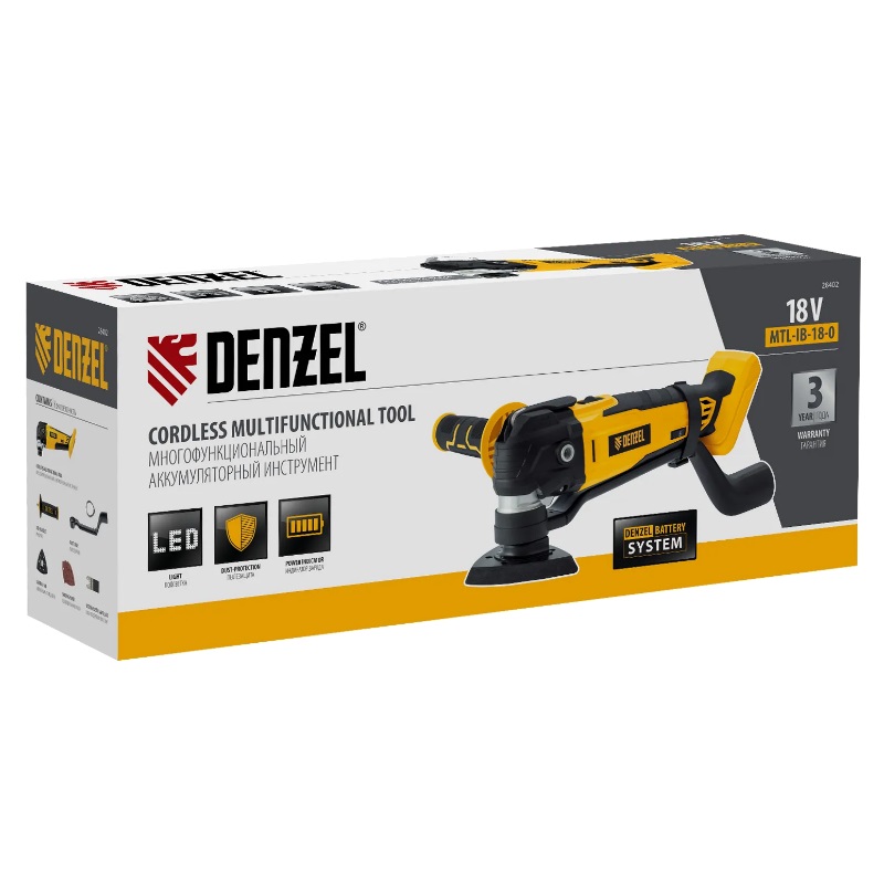 Многофункциональный инструмент аккумуляторный Denzel MTL-IB-18-0 28402 в Иваново