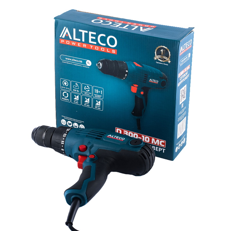 Сетевой шуруповёрт Alteco D 0328 D 300-10 MC 27459