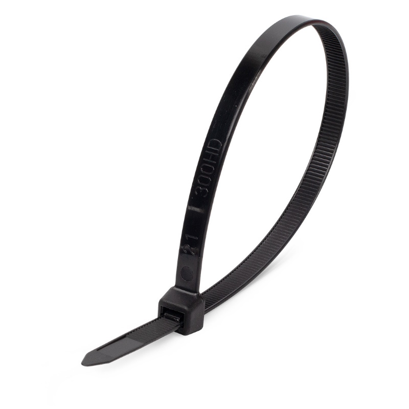 Стяжки нейлоновые Fortisflex КСС 49417 5х300 черный 100 штук 208₽