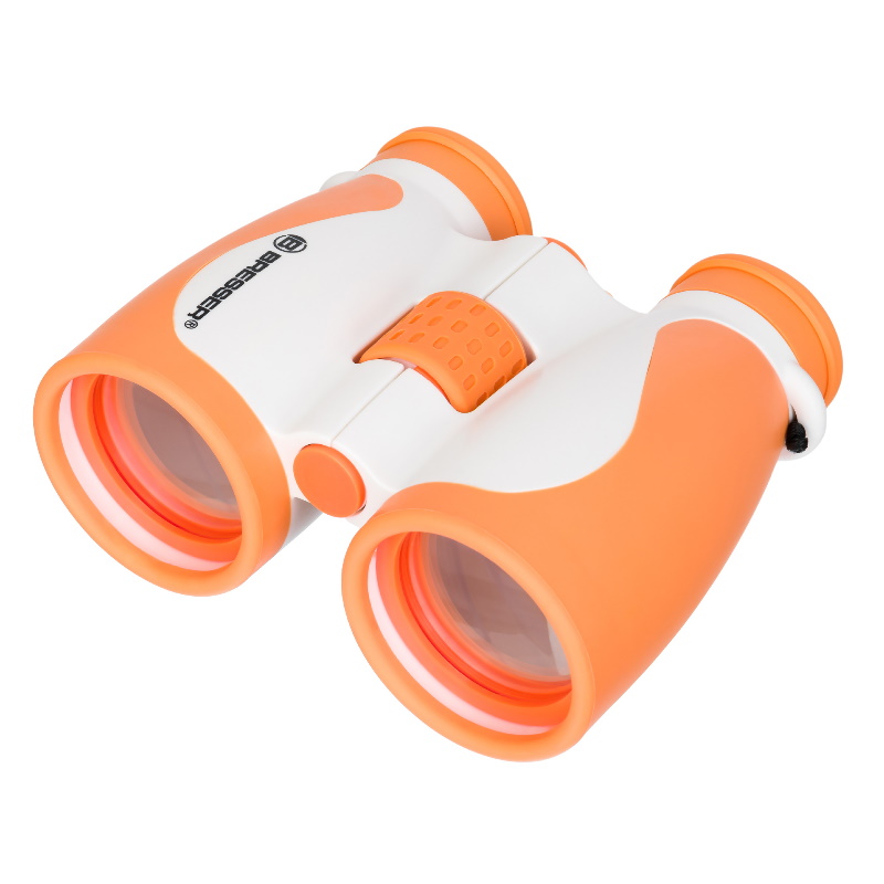 Бинокль детский Bresser Junior 82053, 4x40, оранжевый в Твери