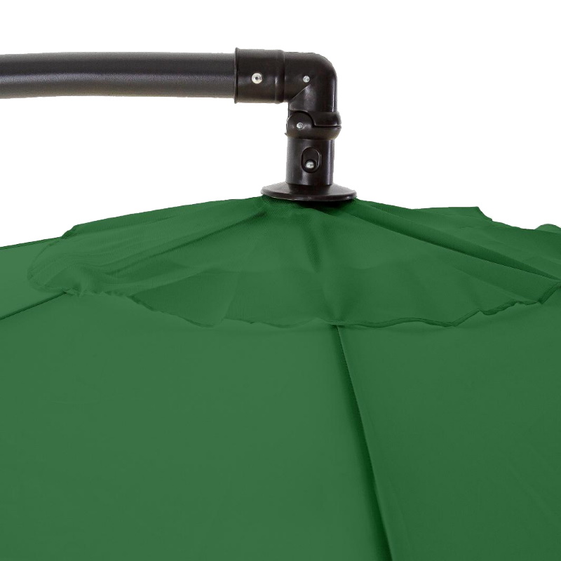 Зонт садовый Green Glade 6004 зеленый, диаметр 291 см в Кинешме