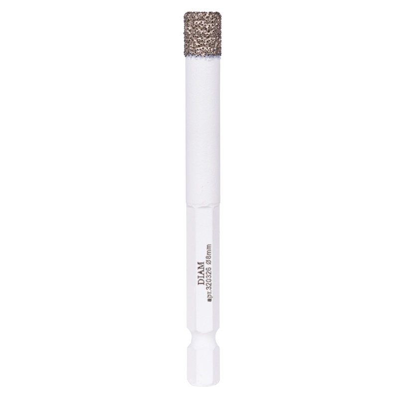 Сверло алмазное Diam Extra Line 320326, 8x35x1/4, HEX-E, V-TECH (вакуумное спекание) в Коврове