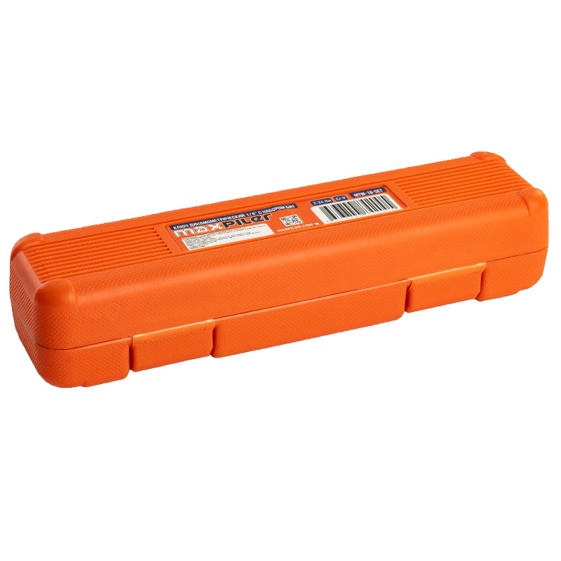 Набор бит с динамометрическим ключом Maxpiler MTW-18-SET, 18 предметов, 1/4", 2-24 Нм