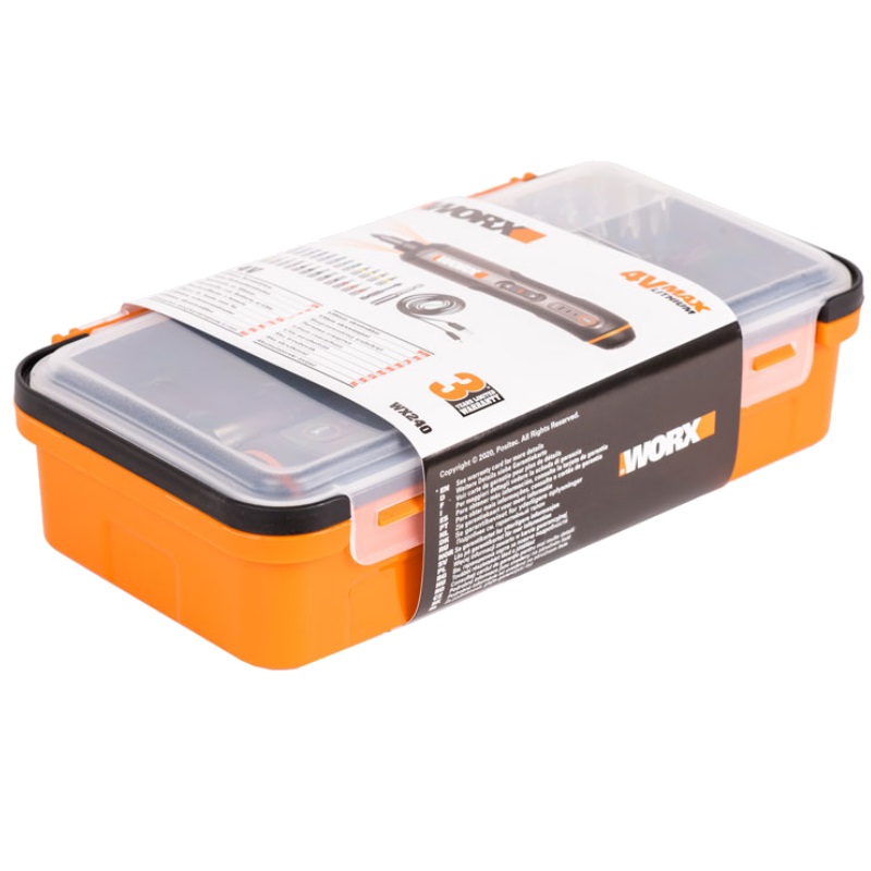 Аккумуляторная отвертка Worx WX240 (АКБ 4В, 1.5 а/час, зарядное устройство) в Рыбинске