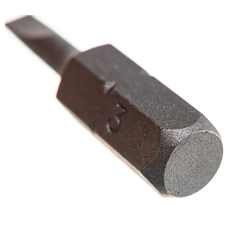 Вставка-бита Ombra 514530 055809, 1/4"DR шлицевая, SL3, 25 мм в Кинешме