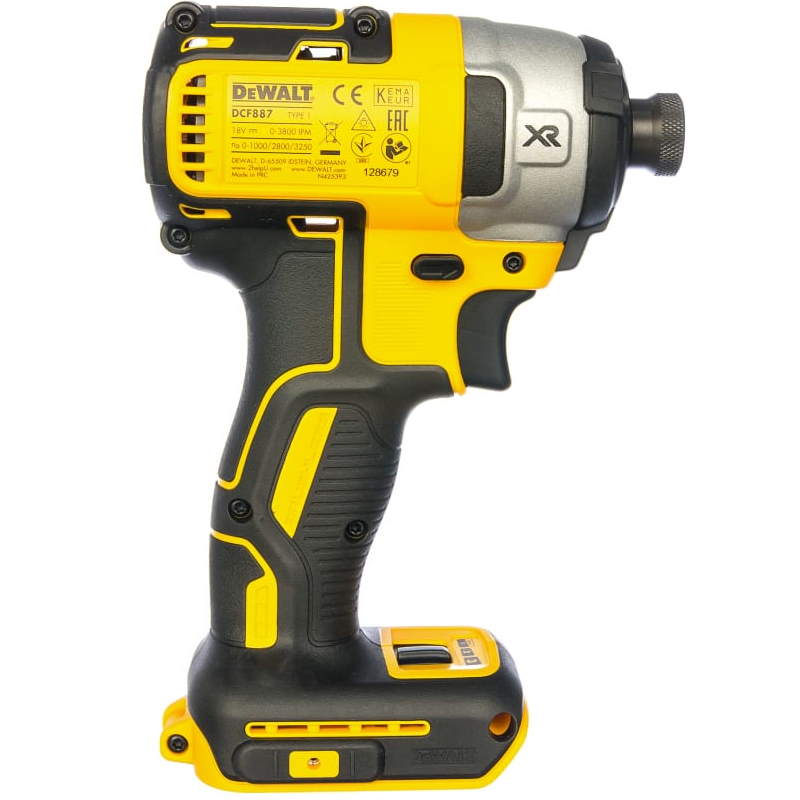 Аккумуляторный импульсный винтоверт DeWalt DCF887N (питание 18v, вес 0.9 кг, набор принадлежностей, коробка) в Туле