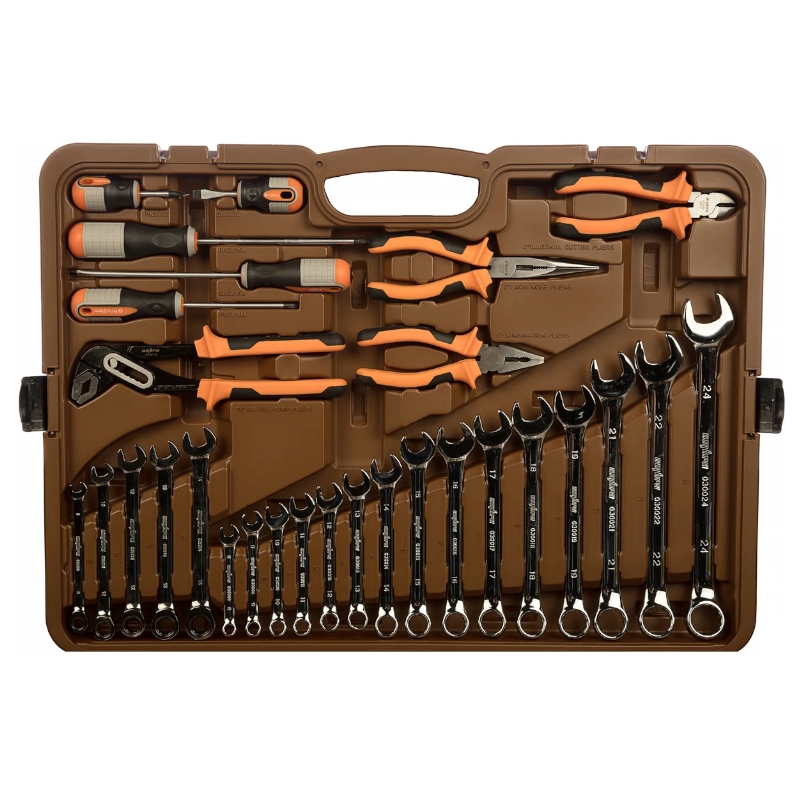 Набор инструмента универсальный Ombra OMT141S, 1/4", 3/8" и 1/2"DR, 141 предмет