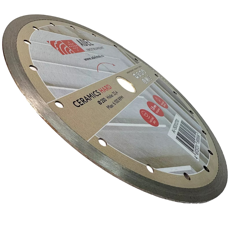 Диск алмазный Adel Instrument Hard Ceramics 00-00018679, сплошной, Ø250*1.8*10*25.4 в Переславле