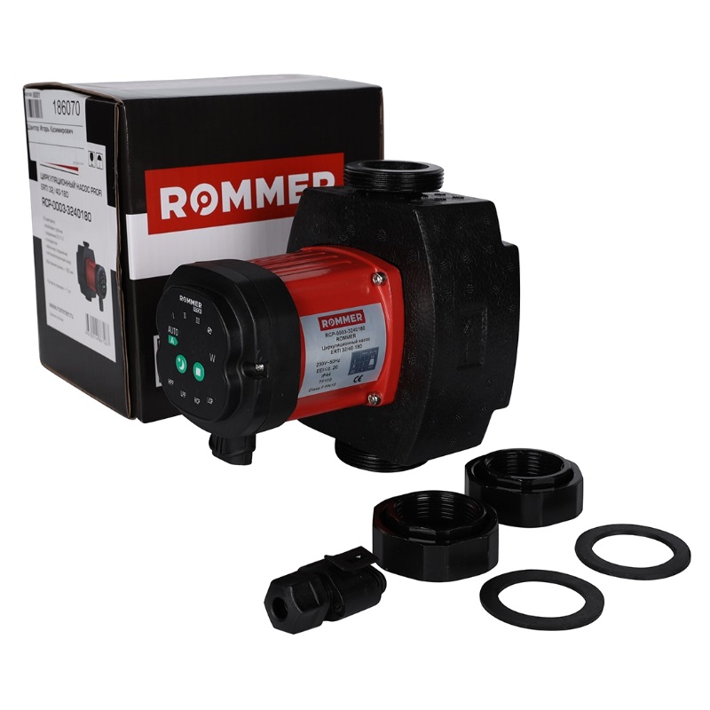 Циркуляционный насос Rommer ERTI 32/40-180 RCP-0003-3240180 с теплоизоляцией в Иваново
