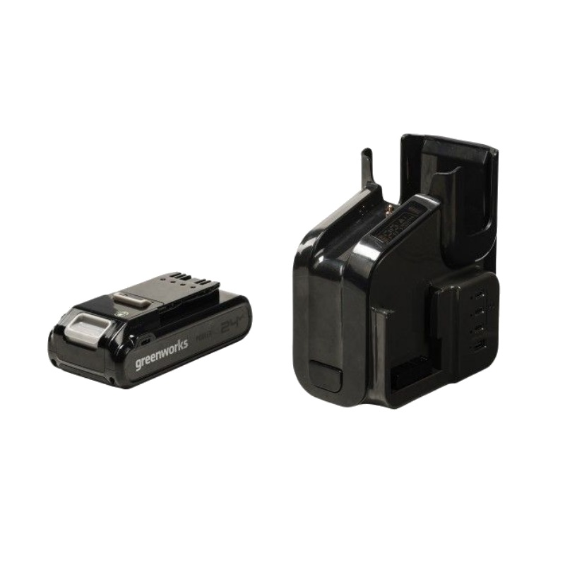 Пылесос беспроводной вертикальный аккумуляторный Greenworks G24SVK4 4700607UB АКБ 24V 4 Ач и ЗУ