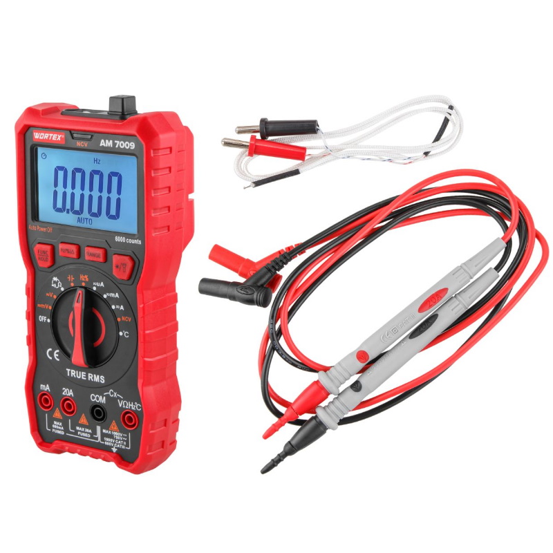 Мультиметр цифровой Wortex AM 7009 1323831 2981₽