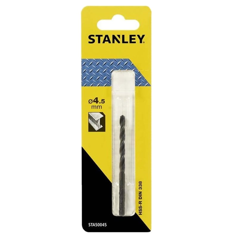 Сверло по металлу Stanley STA50045-QZ, HSS-R, 4,5 мм в Костроме