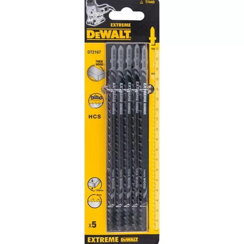 Пилки для лобзика DeWalt DT2167-QZ, 180 мм, 5 шт.