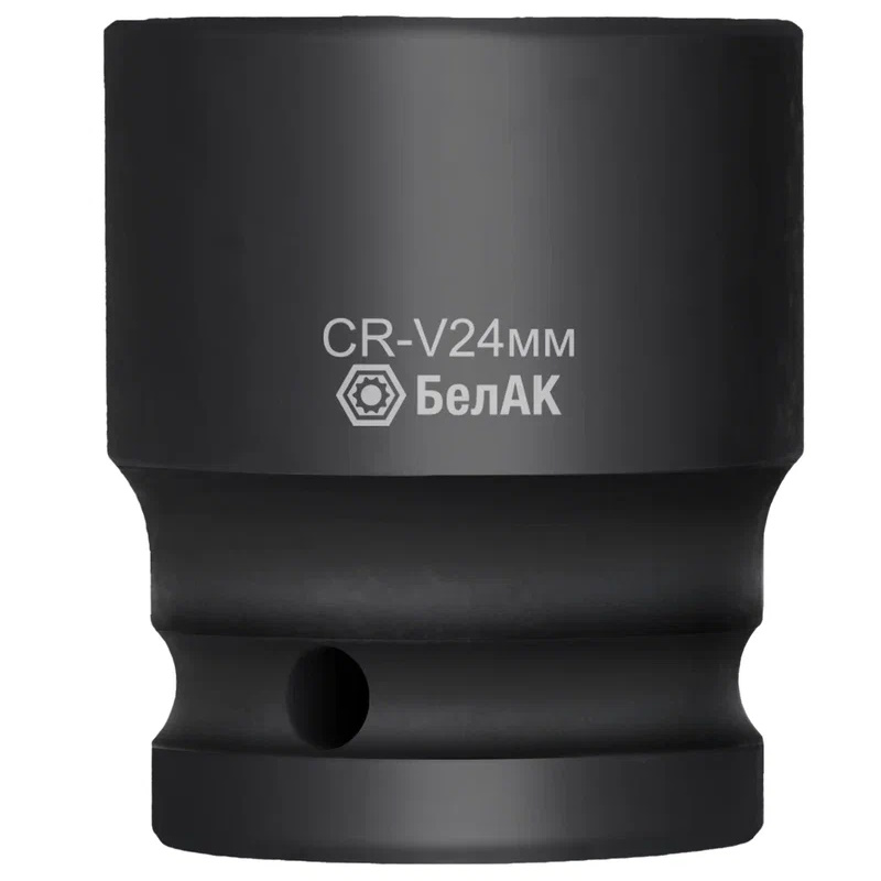 Ударная шестигранная головка БелАК БАК.07146, 24 мм, 1/2", CRV в Кинешме