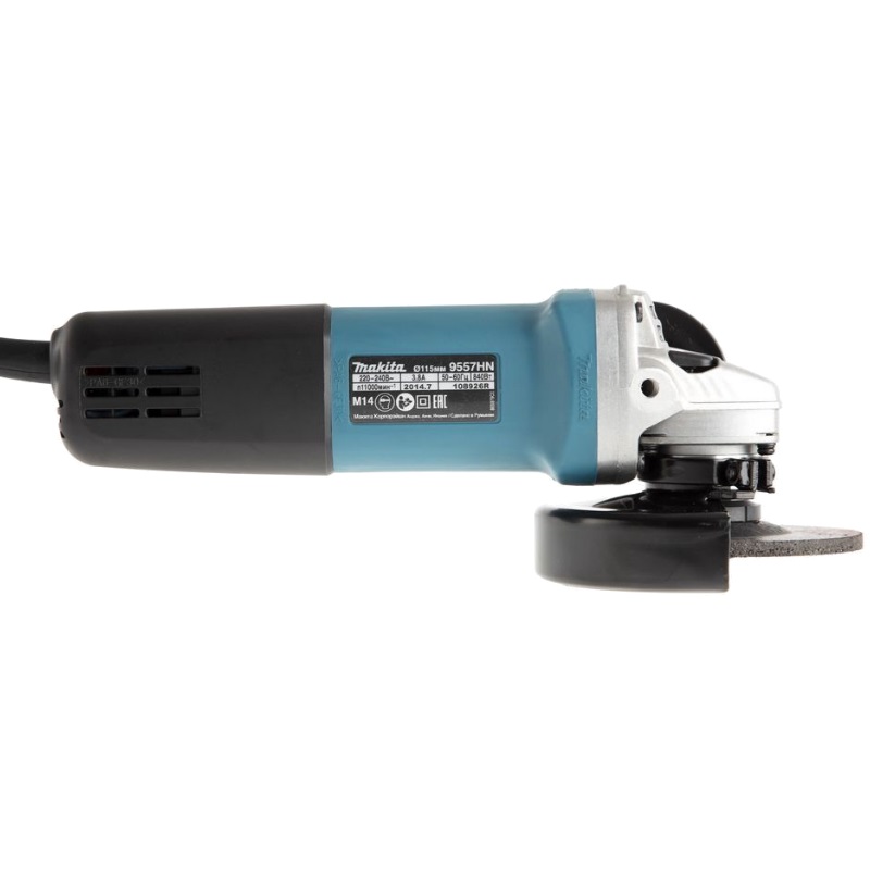 Угловая шлифмашина (болгарка) Makita 9557HNK, 115 мм, 840 Вт, в кейсе в Угличе