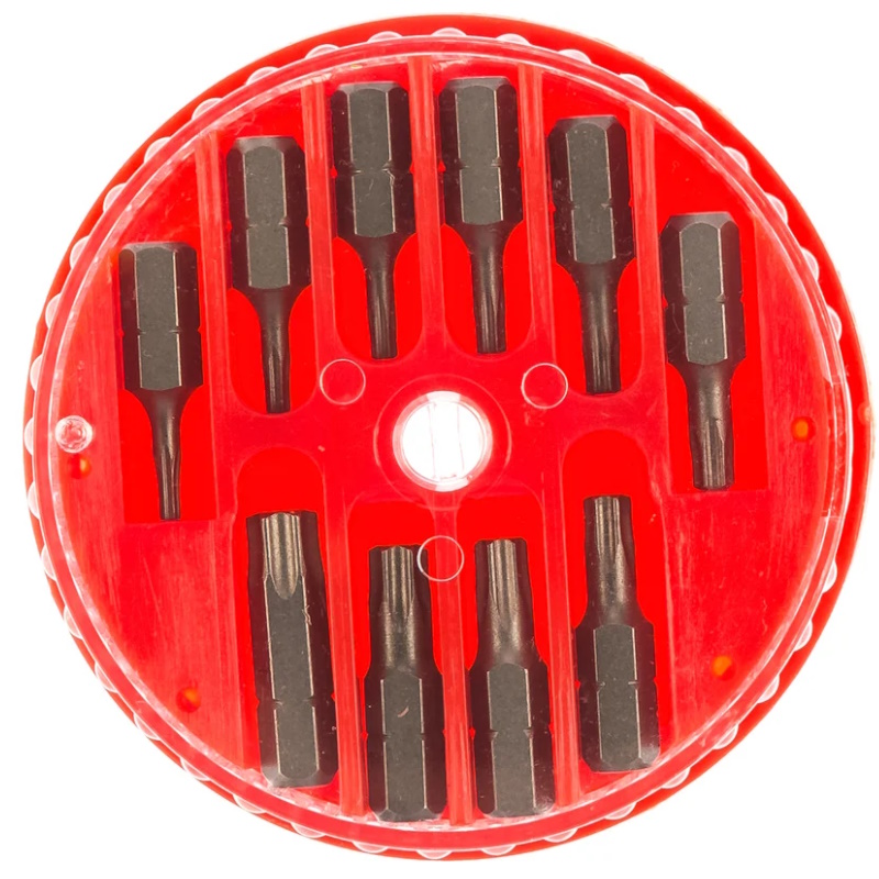 Набор бит JTC JTC-5361 14DR TORX T7-T40 10 предметов в боксе 710₽