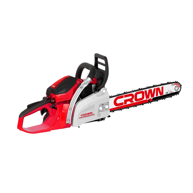 Пила цепная бензиновая Crown CT20198-16, 40.2 см3, шина 16”, цепь 3/8"-0,050"/1,3мм, 56з , AVS в Коврове