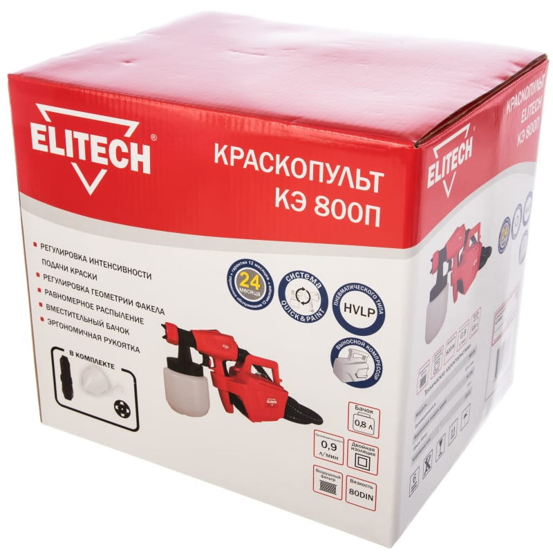 Краскопульт Elitech КЭ 800П 189847