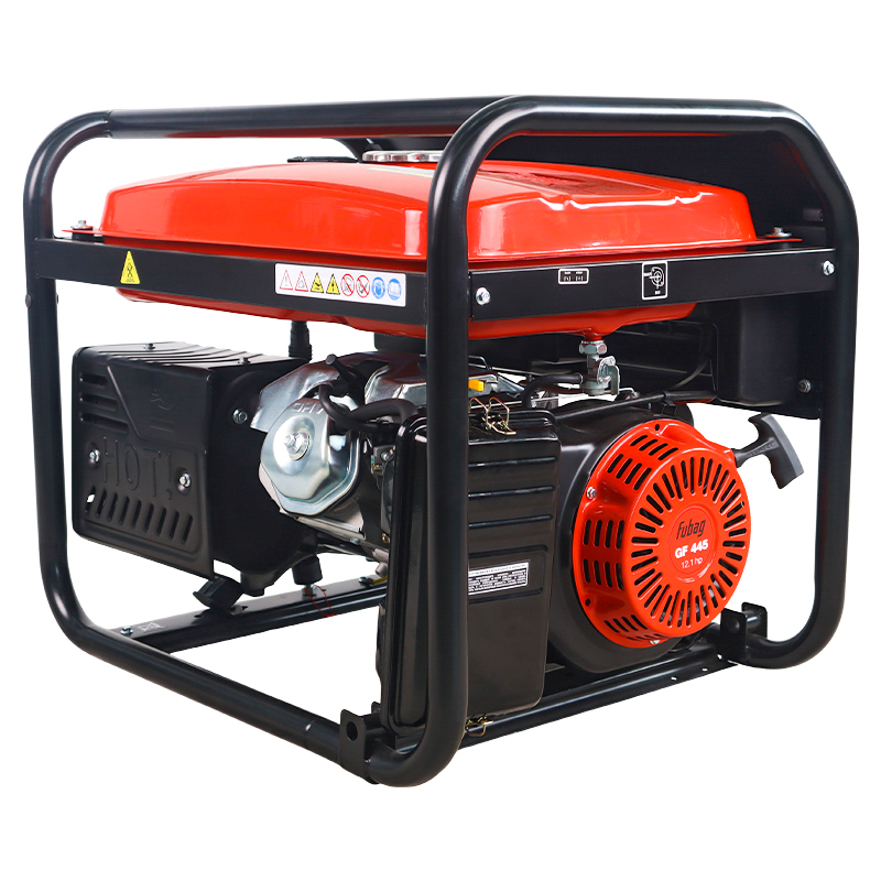 Однофазный электро бензо генератор Fubag BS 7500 (7 кВт, ручной запуск, 3 розетки)