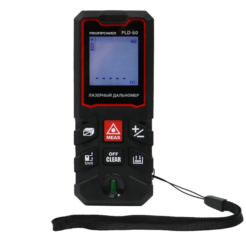 Дальномер лазерный ProfiPower PLD-60 E0268 60 метров 1832₽