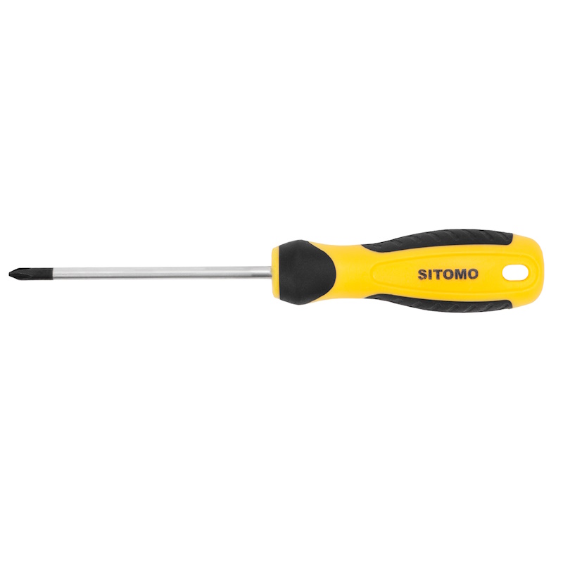 Отвертка крестовая Sitomo 856473, PH1, 4х75 (общ.155мм), CrV в Туле