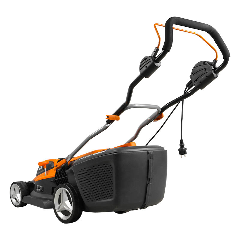 Газонокосилка электрическая Daewoo DLM 1900E (38см, объем травосборника 45 л, задний выброс травы)