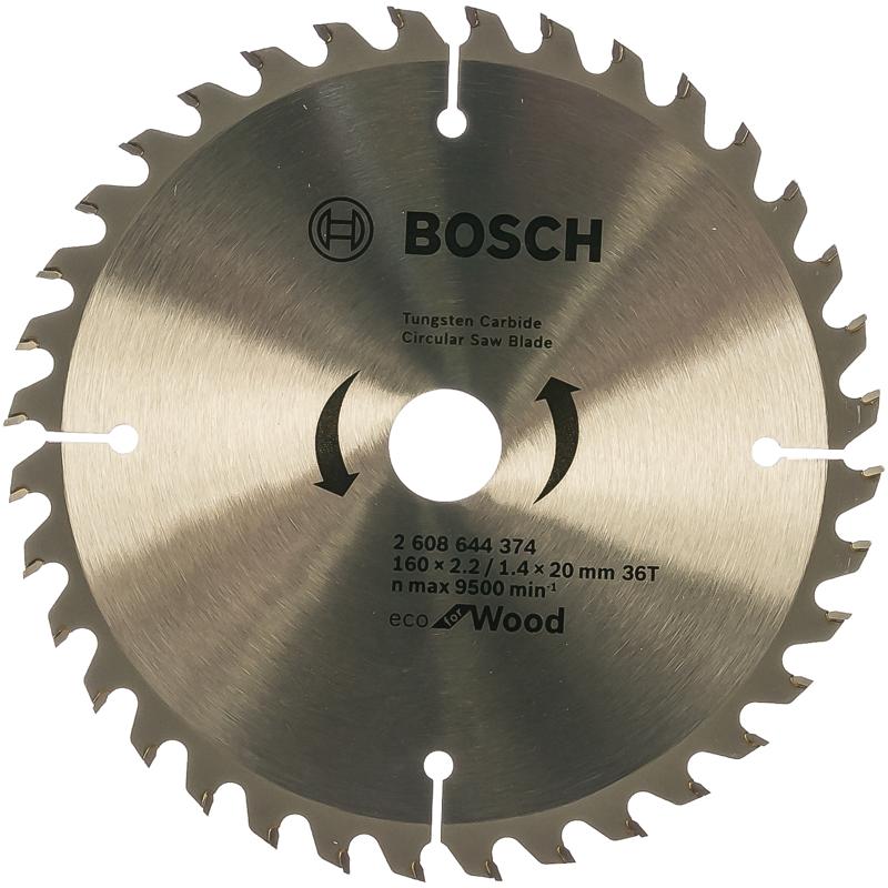 Пильный диск по дереву Bosch ECO WOOD 2.608.644.374 (160x20/16-36T) во Владимире