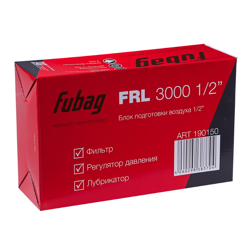 Блок подготовки воздуха Fubag FRL 3000 1/2" 190150