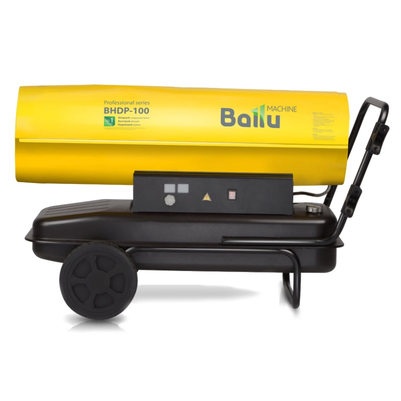 Дизельная тепловая пушка Ballu BHDP-100 (прямой нагрев, 100 кВт, 1300 м3/час, защита от перегрева)