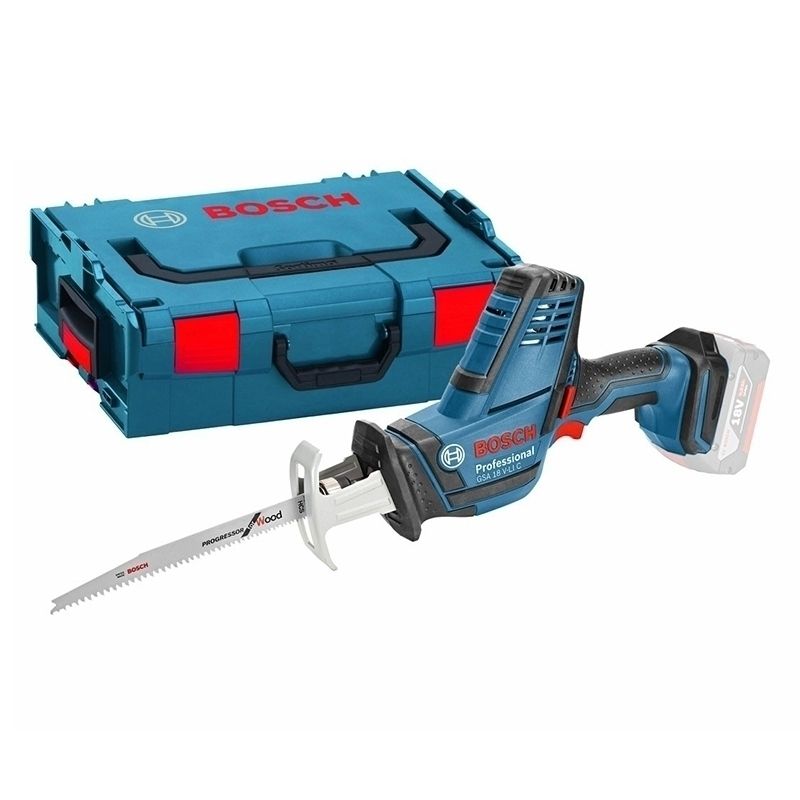 Аккумуляторная сабельная пила Bosch GSA 18 V-LI C 0.601.6A5.002 (аккумулятор li-ion; толщина металла 130 мм, дерева 255 мм ) в Кинешме