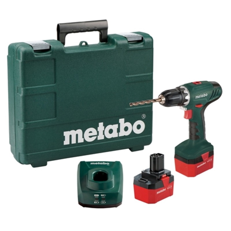 Аккумуляторная дрель-шуруповерт Metabo BS 12 NiCd с набором оснастки 602194870 в Костроме