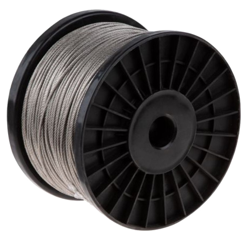 Трос Starfix SMP-21090-250, М4, средней жесткости, нержавеющая сталь А2, DIN 3055, бухта 250 м в Череповце