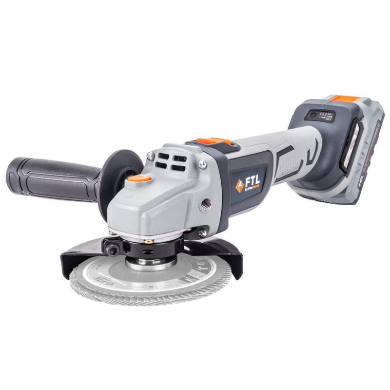 Угловая шлифмашина (болгарка) аккумуляторная FTL AG-X 125/20V EVO 8080, 125 мм, 20 В, плавный пуск, в кейсе в Муроме