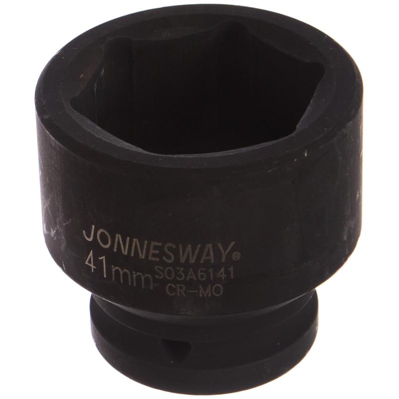 Ударная головка Jonnesway S03A6141 (квадрат 3/4 дюйма, размер 41 мм, шестигранный тип, материал хром)