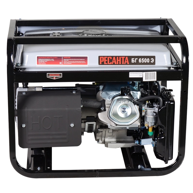 Бензиновый электрогенератор Ресанта БГ 6500 Э 64/1/46