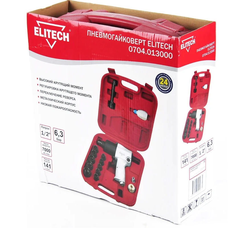 Гайковерт ударный Elitech 0704.013000 186324 в Череповце
