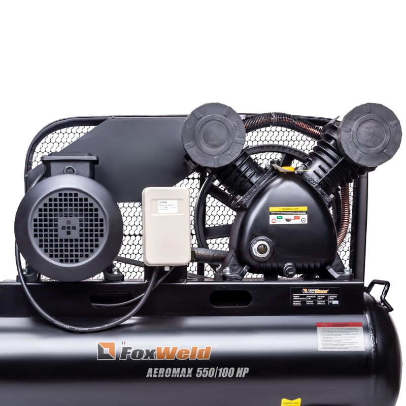 Компрессор масляный ременной FoxWeld AEROMAX 550/100 HP 7069 в Коврове