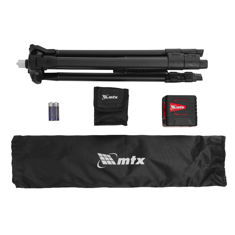 Лазерный уровень MTX QBC GREEN Pro SET 350115, 20 м, зеленый луч, батарейки, штатив в Александрове