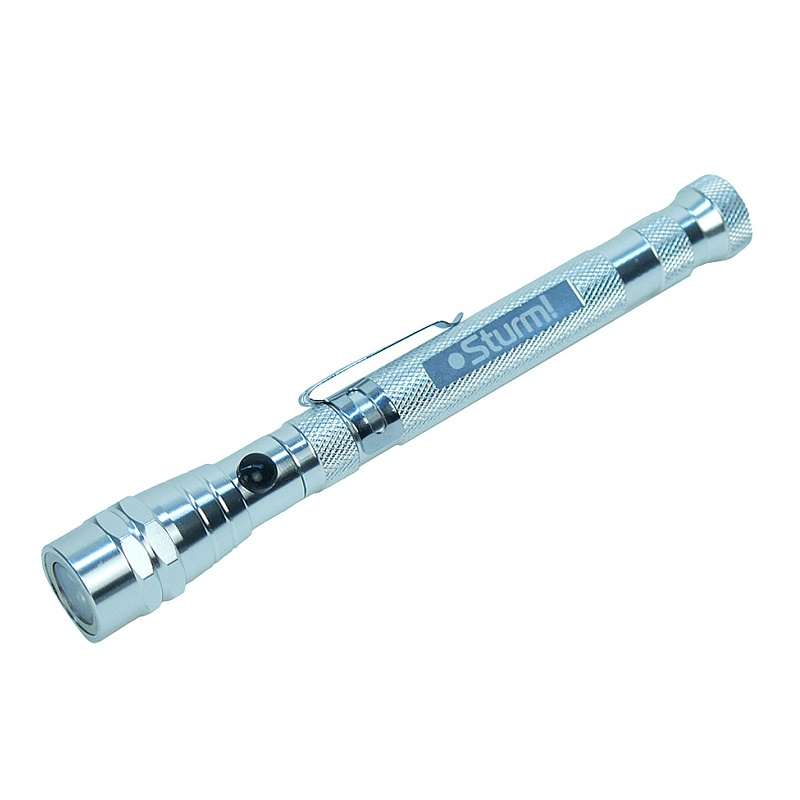 Телескопический мини LED фонарь с магнитом Sturm 4050-03-2X в Вологде