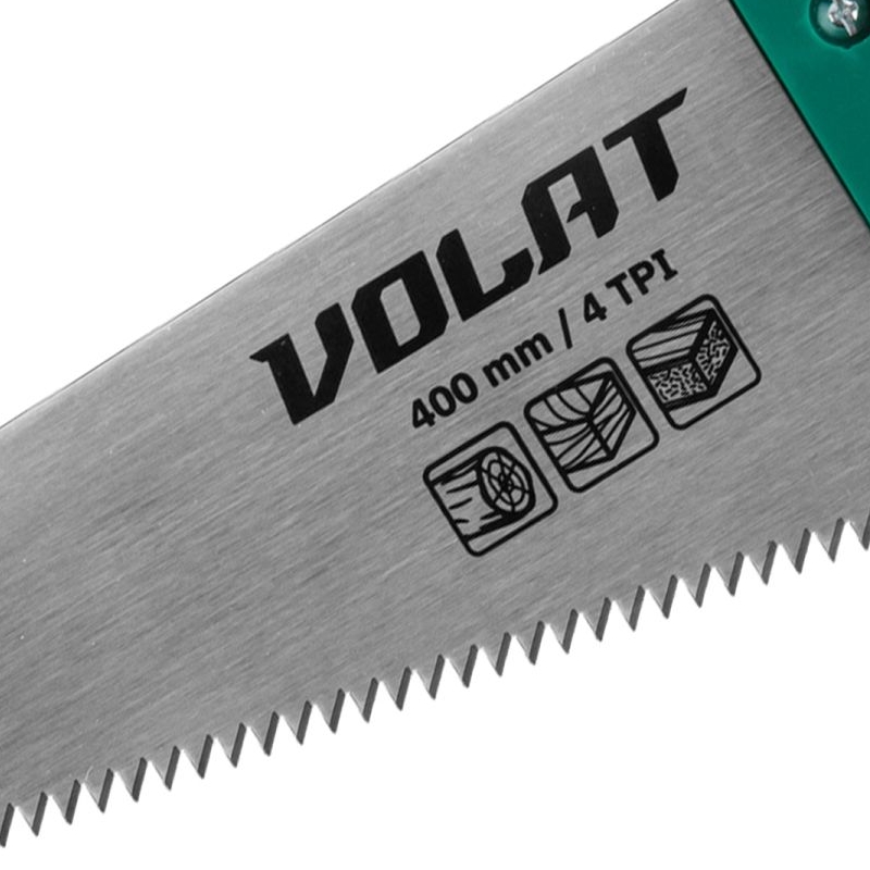 Ножовка по дереву Волат 42080-40, 400мм, 4 TPI в Вологде