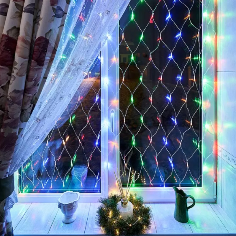 Гирлянда светодиодная Neon-Night "Сеть" 215-129 305385, 1.5х1.5м, 150 LED, мульти в Туле