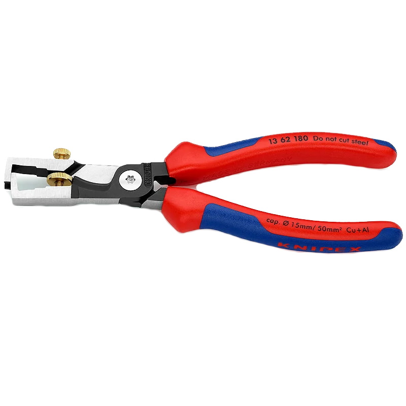 Стриппер-кабелерез Knipex KN-1362180 StriX 2-в-1, 180 мм, фосфатированные, 2-комп ручки в Твери