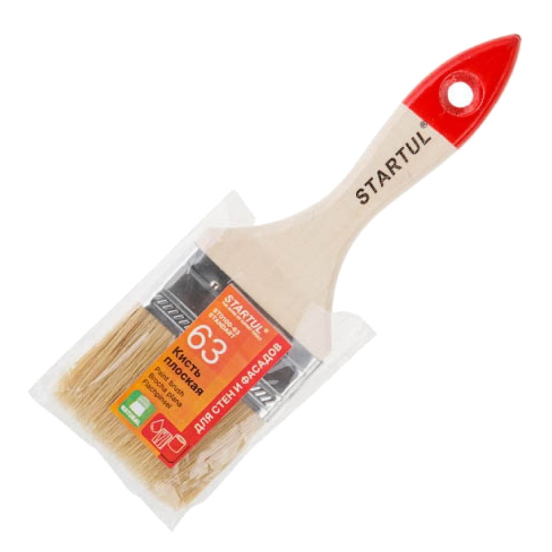 Кисть плоская Startul STANDART ST0100-63 25-63 мм 46₽