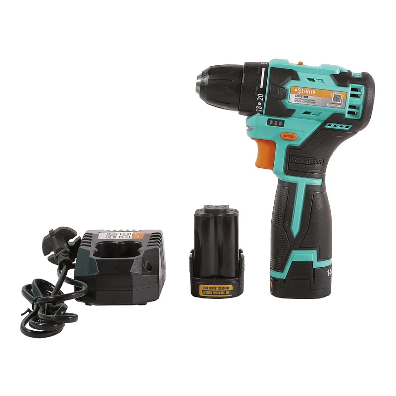 Аккумуляторный шуруповерт Sturm CD3514BL (max крутящий момент 38 нм, напряжение 14.4 v) в Кинешме